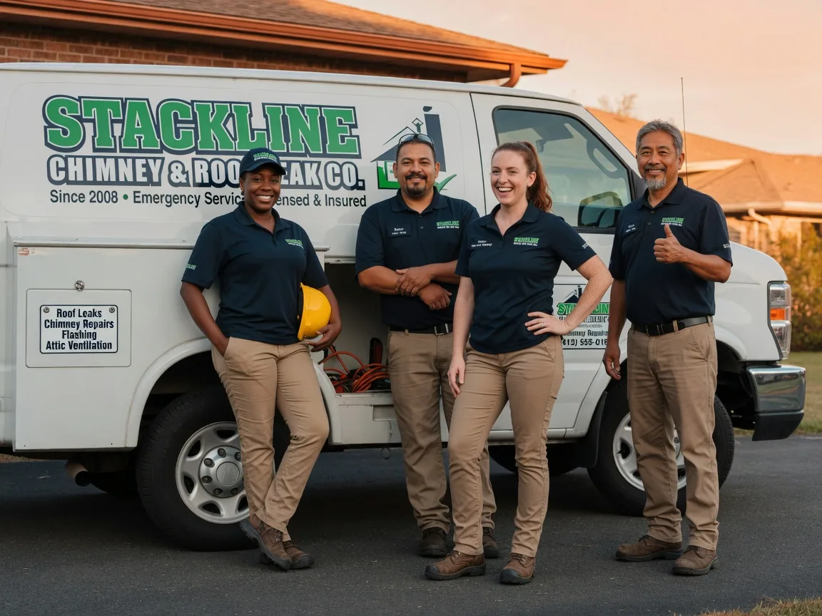 Chimney flashing repair company in Denton, MD